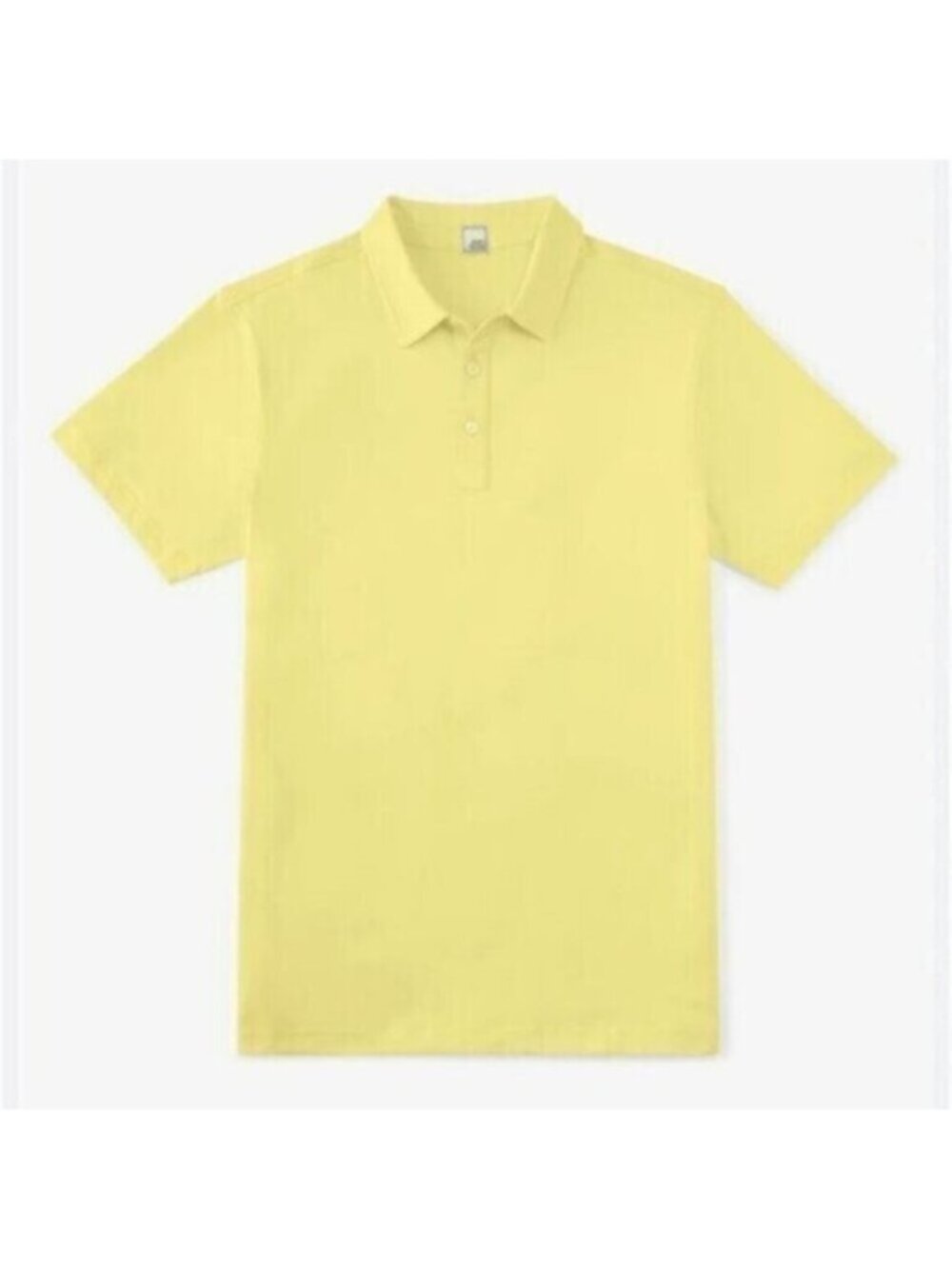NWT Swet Tailor Men's Light Yellow All In Polo Swet Polo Size XXL
